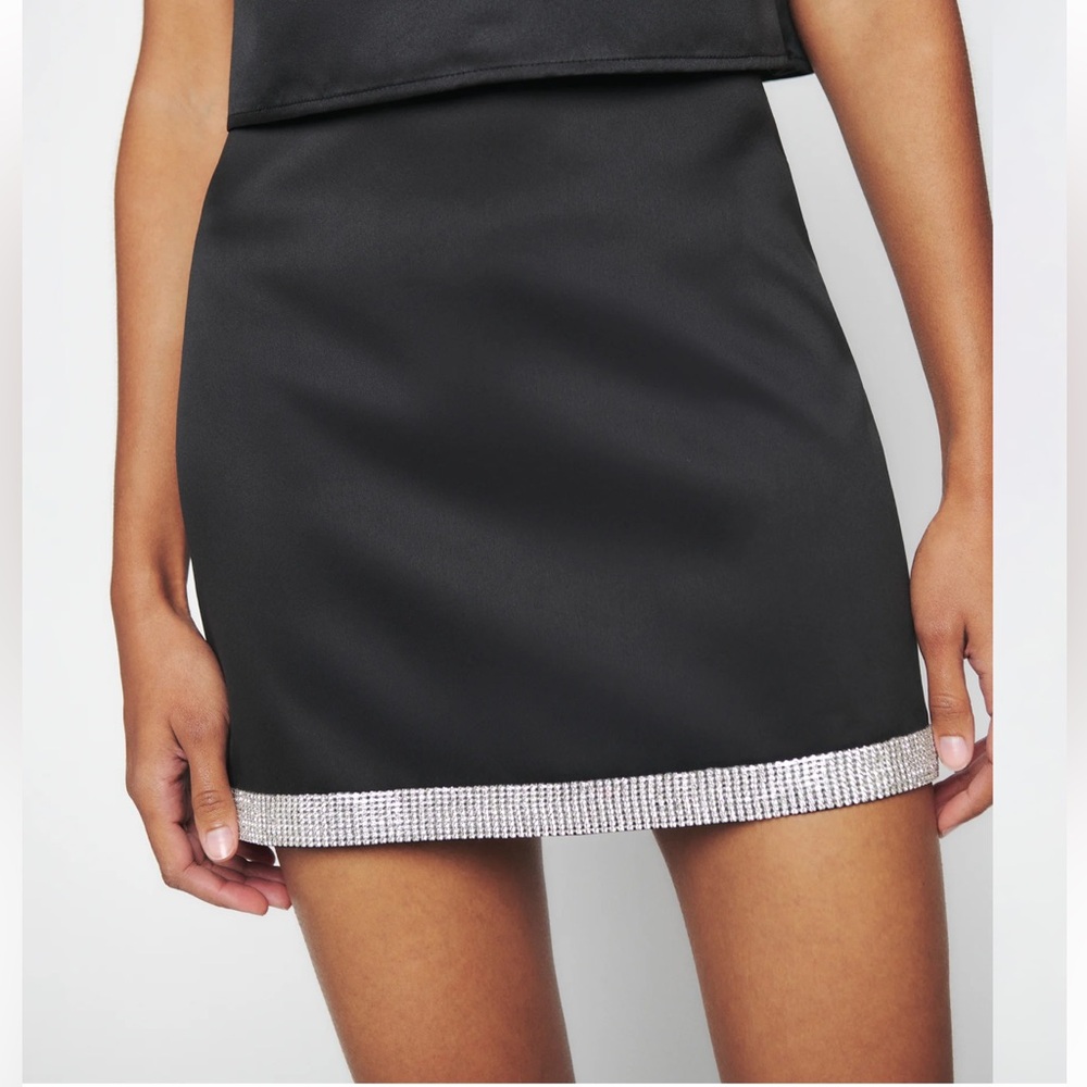 Reformation Tatiana Satin Skirt *NWOT*